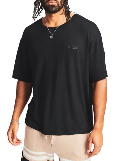 Ser.o.ya Men's Wade Heathered T-shirt In Black