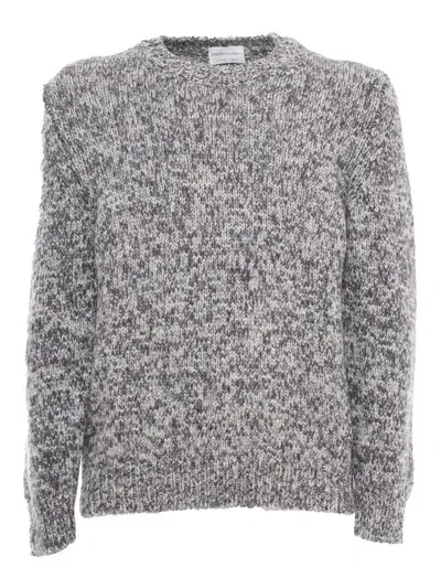 Sette Fili Cashmere Girocoll In Gray