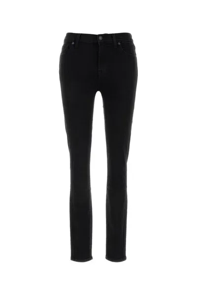 Seven For All Mankind Jeans Skinny-31 Nd  Female In Black