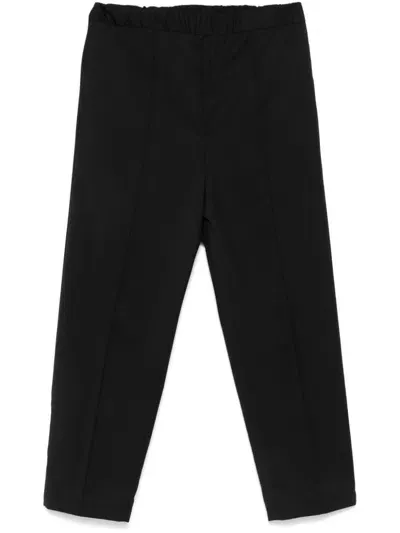 Seven Gauge Wool Trousers In Blue