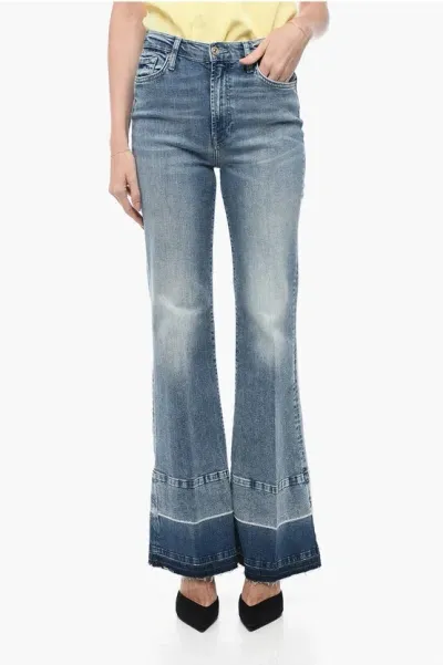 Seven High-waisted Denims With Two-toned Detail