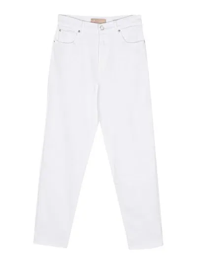 Seven Malia Luxe Denim Jeans In White