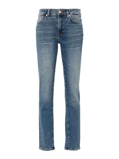 Seven Roxanne Skinny Jeans In Azul