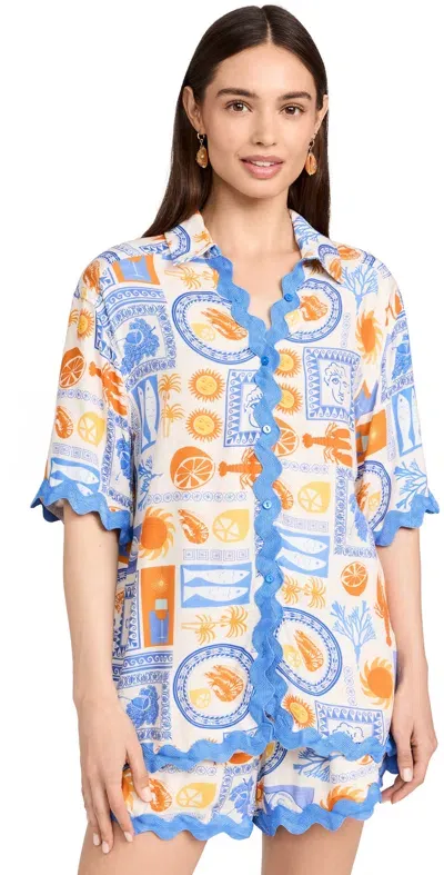 Seven Wonders Caterina Shirt Caterina Print