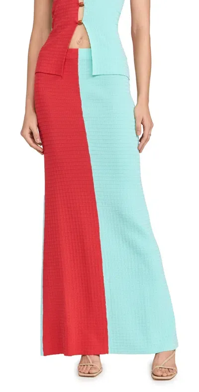 Seven Wonders Elita Maxi Skirt Jaffa/blue