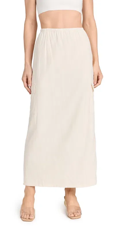 Seven Wonders Picilo Long Midi Skirt Stone