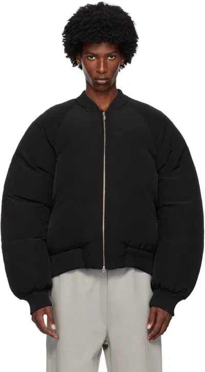 Seventh Black Sumo Bomber Jacket In Night