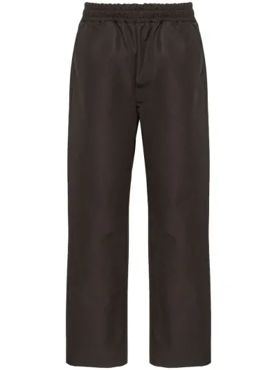 Seventh Stacks Straight-leg Trousers In Brown