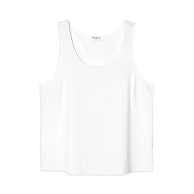 Sferra Caricia Swing Tank Top In White/white