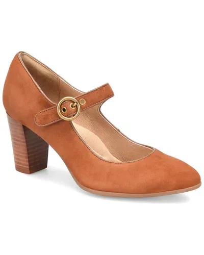 Söfft Petra Mary Jane Pump In Russet Brown