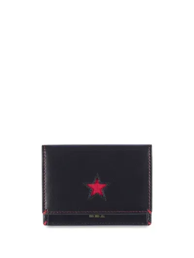 Shanghai Tang Five-pointed Star Card Holder In 黑色