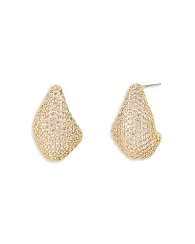 Shashi Pave Earrings In Gold