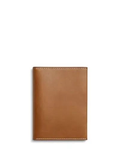 Shinola Leather Passport Holder In Brown