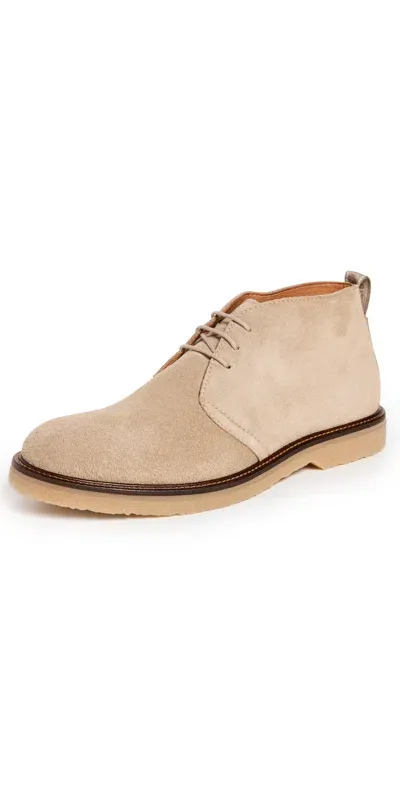 Shoe The Bear Kip Water Repellent Suede Chukka Boots Sand