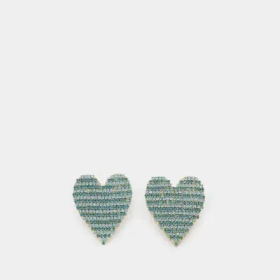 Shourouk Watermelon Earrings In Blue