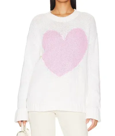 Show Me Your Mumu Sweetheart Sweater In White