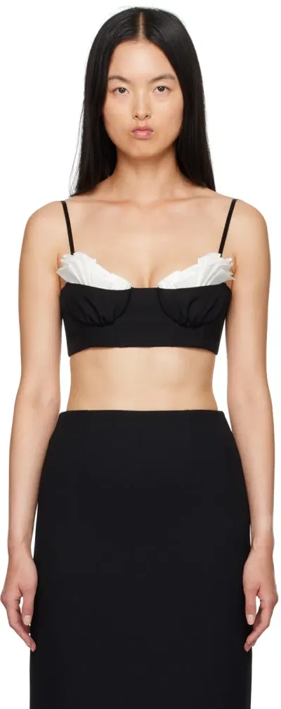 Shushu-tong Black Bustier Top