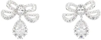 Shushu-tong Silver Yvmin Edition Lissome Gem Bowknot Earrings