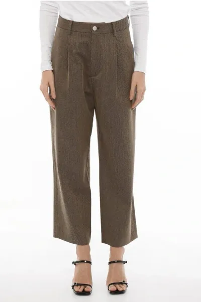 Sibel Saral Wool Blend Fritz Single Pleat Pants