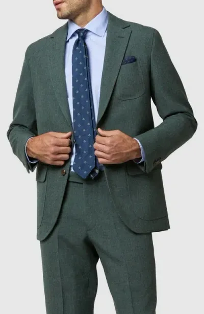 Sid Mashburn Ghost Slim Fit Textured Wool Sport Coat In Meadow Hopsack