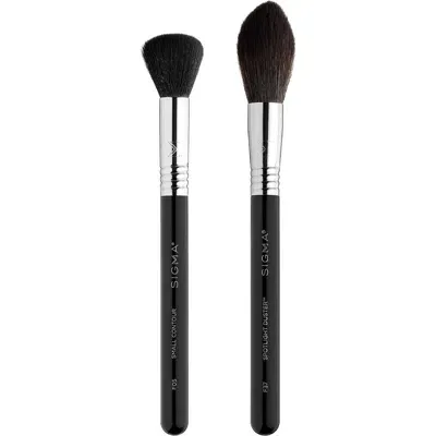 Sigma Beauty Sculpt + Glow Brush Set $49 Value In No Color