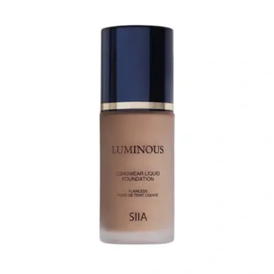 Siia Cosmetics Luminous Longwear Liquid Foundation In White