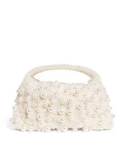 Simkhai Embellished Ellerie Top-handle Bag In White