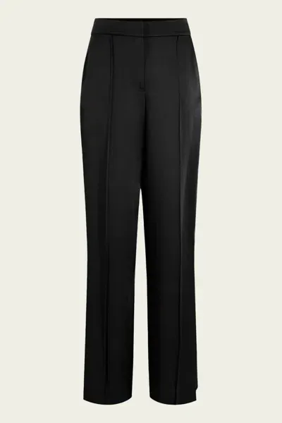 Simkhai Kyra Wide Leg Pant In Black In Moss