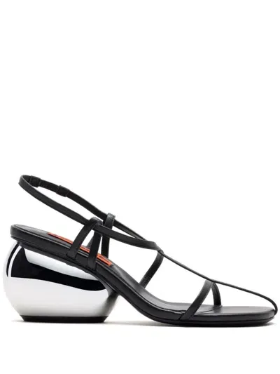 Simon Miller 80mm Moderno Sandals In Schwarz