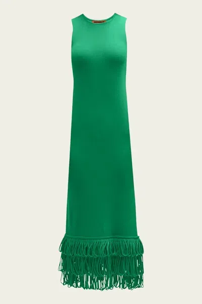 Simon Miller Albers Knit Dress In Gummy Green