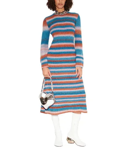 Simon Miller Axon Knit Dress In Matisse Blue Multi