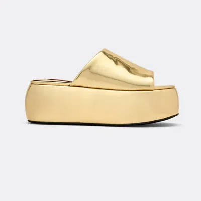 Simon Miller Cloudy Platform Sandal In Star Gold