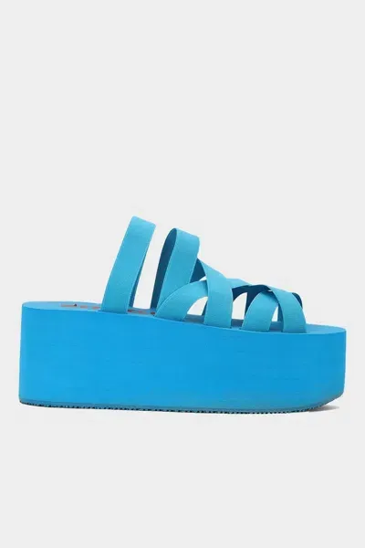 Simon Miller Foami Platform In Ocean In Blue