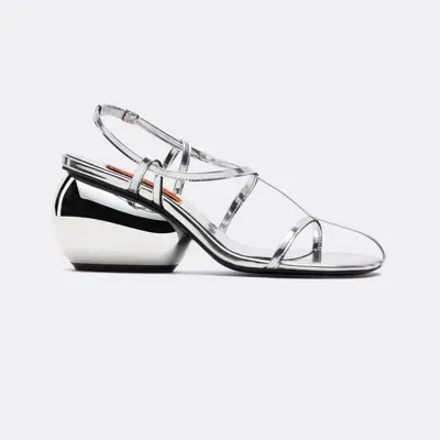 Simon Miller Moderno Sandal In Silver In Silver-tone