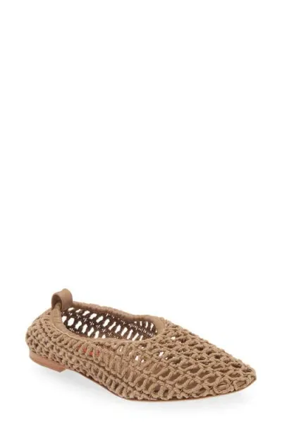 Simon Miller Riad Crochet Flat In Natural