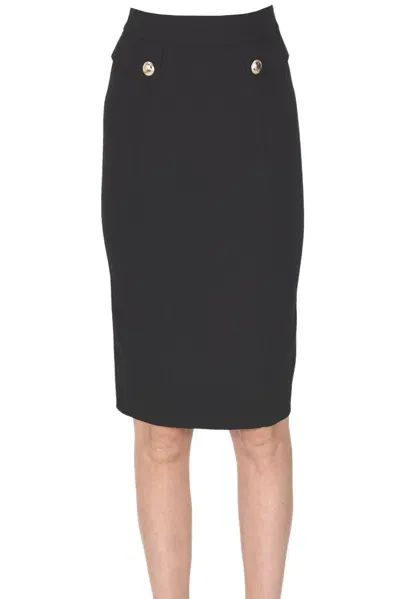 Simona Corsellini Pencil Skirt In Black