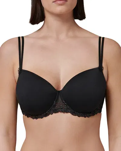 Simone Perele Delice 3d Molded T-shirt Bra In Gem Black