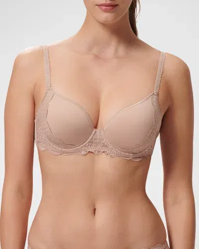 Simone Perele Reve Lace Plunge Bra In Nude