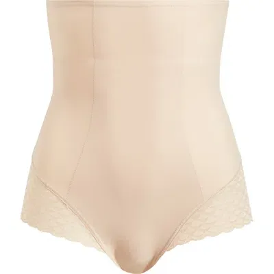 Simone Perele Subtile High Waist Shaper Briefs In Peau Rose