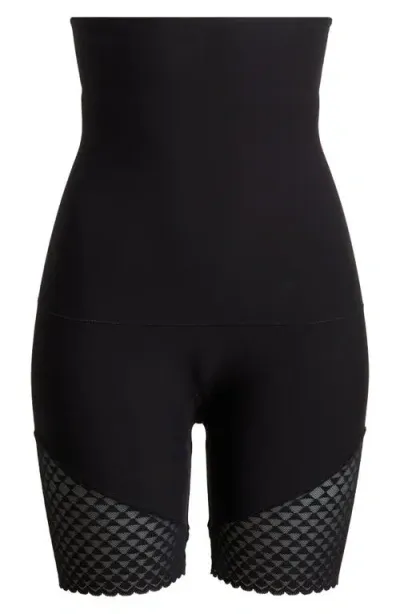 Simone Perele Subtile High Waist Shaper Shorts In Black