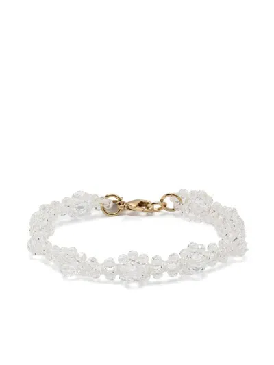 Simone Rocha Daisy Chain Bracelet In Neutrals