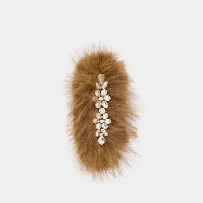 Simone Rocha Hairslide Hair Clip In Brown