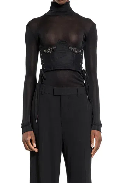 Simone Rocha Long Sleeves In Black