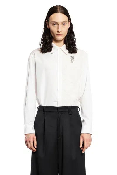 Simone Rocha Man White Shirts