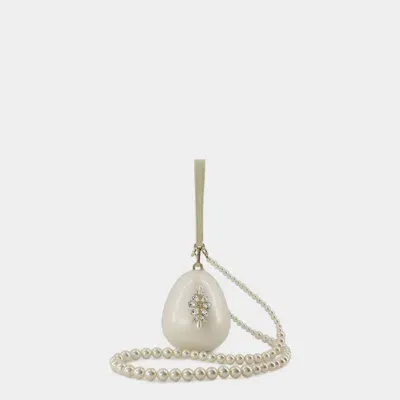 Simone Rocha Micro Egg Crossbody -  - Pvc - Beige In White