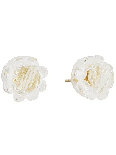 Simone Rocha Mini Daisy Stud Earring Accessories In White