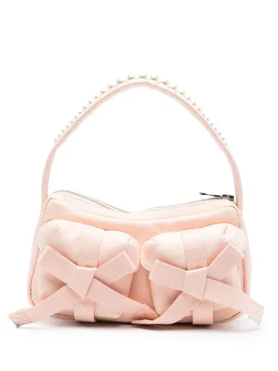 Simone Rocha Utility Bow Shoulder Bag In Pink