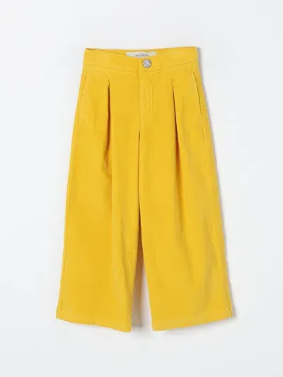 Simonetta Pants  Kids Color Yellow In Gelb