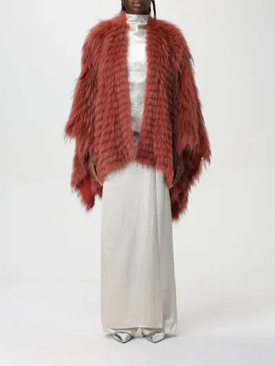 Simonetta Ravizza Cape  Woman Color Brick Red