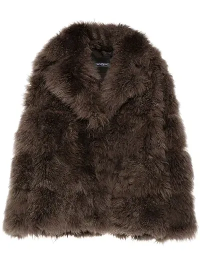 Simonetta Ravizza Fur Jacket In Brown